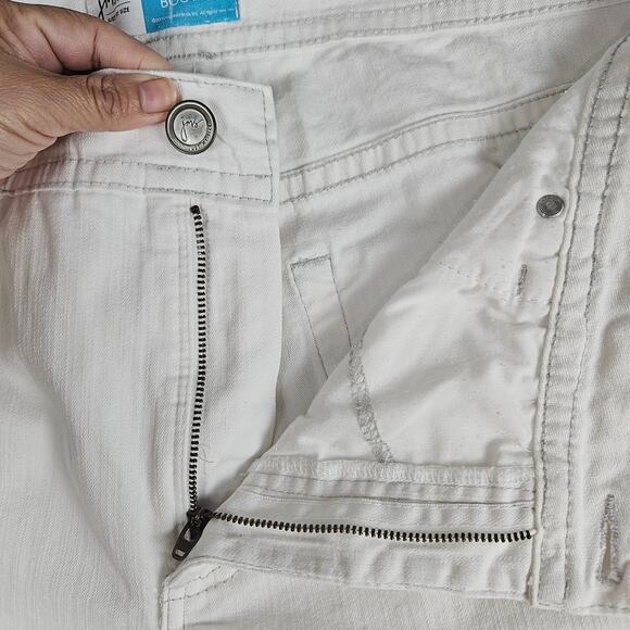Womens Just My Size White Modern Bootcut Jeans Plus Sz 24W Average Stretch Denim - Picture 4 of 8